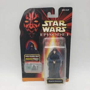 Star Wars Darth Sidious Episode 1 Action Figure‎ 1998 Commtech Brand New Great